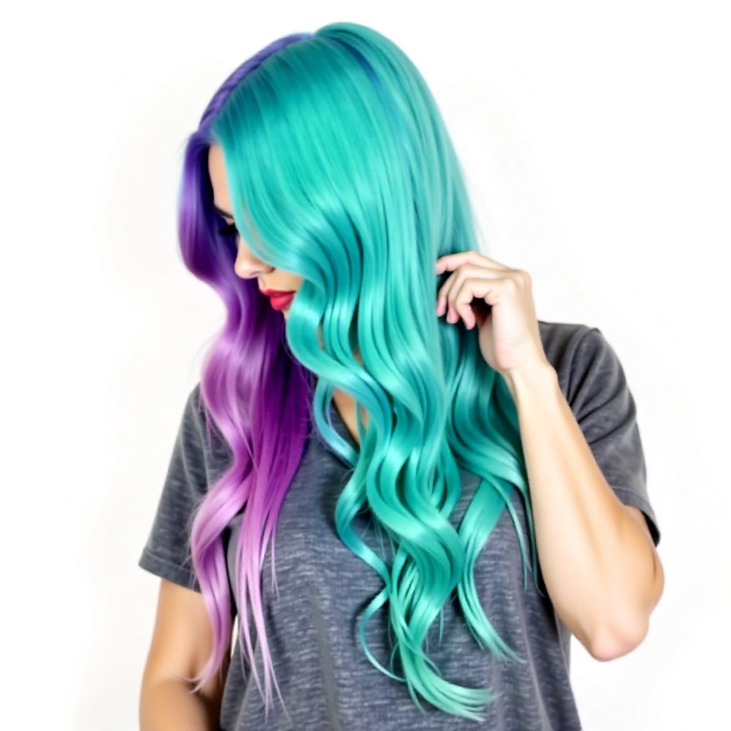 20 Fresh Teal Hair Color Ideas for Blondes and Brunettes: lead gallery photo for styling reference