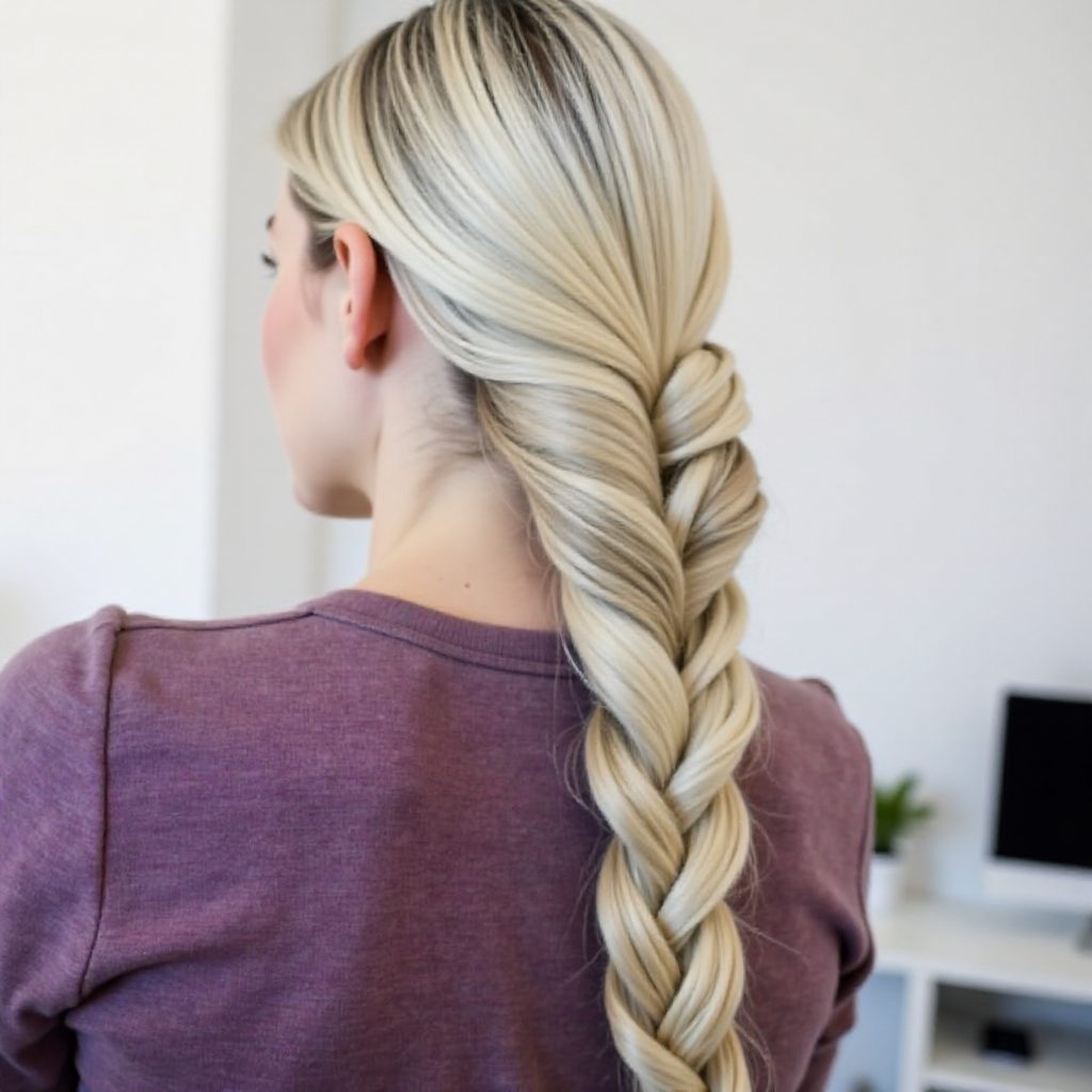Blonde Hair With Rainbow Highlights