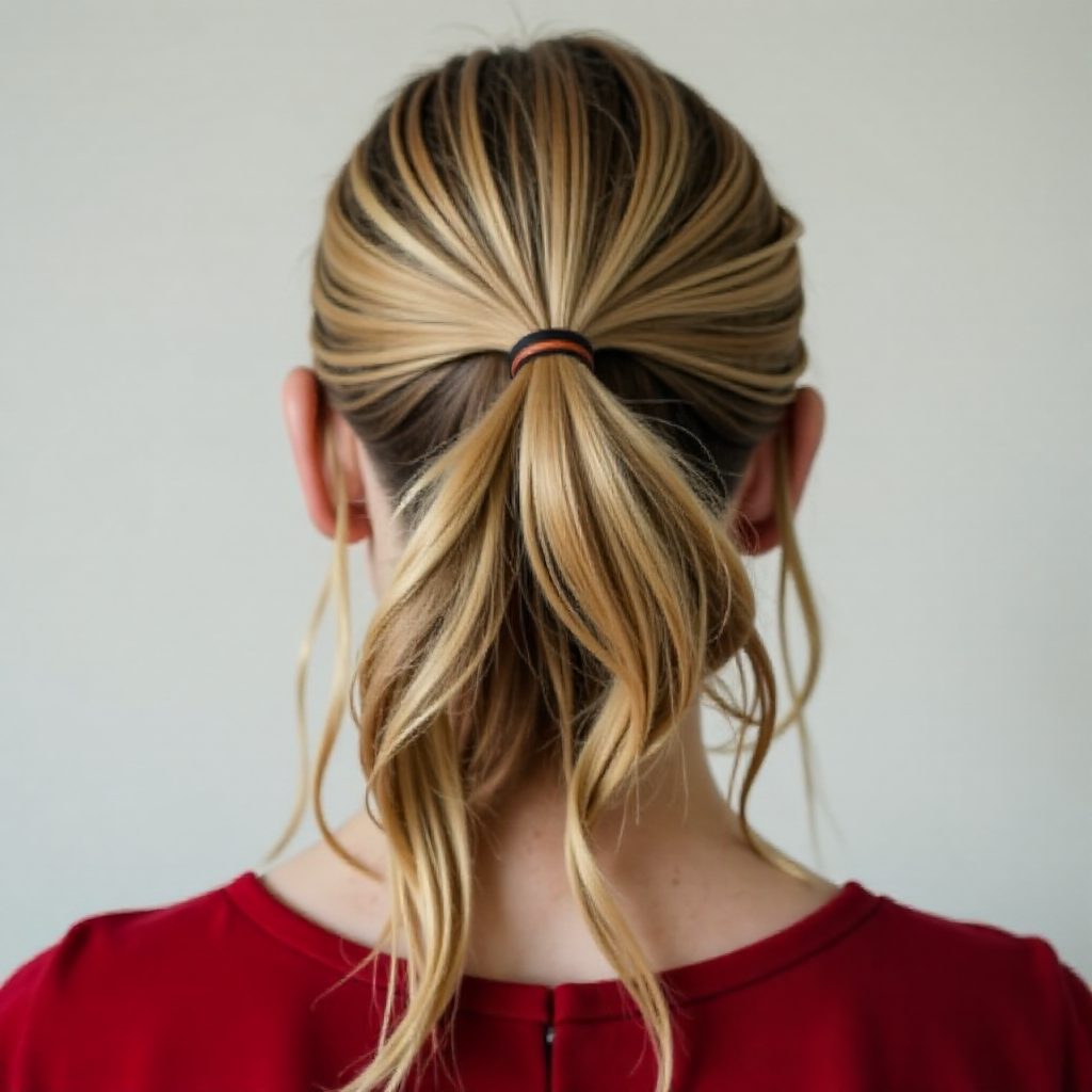 Two Braids Into Bun Boho Updo