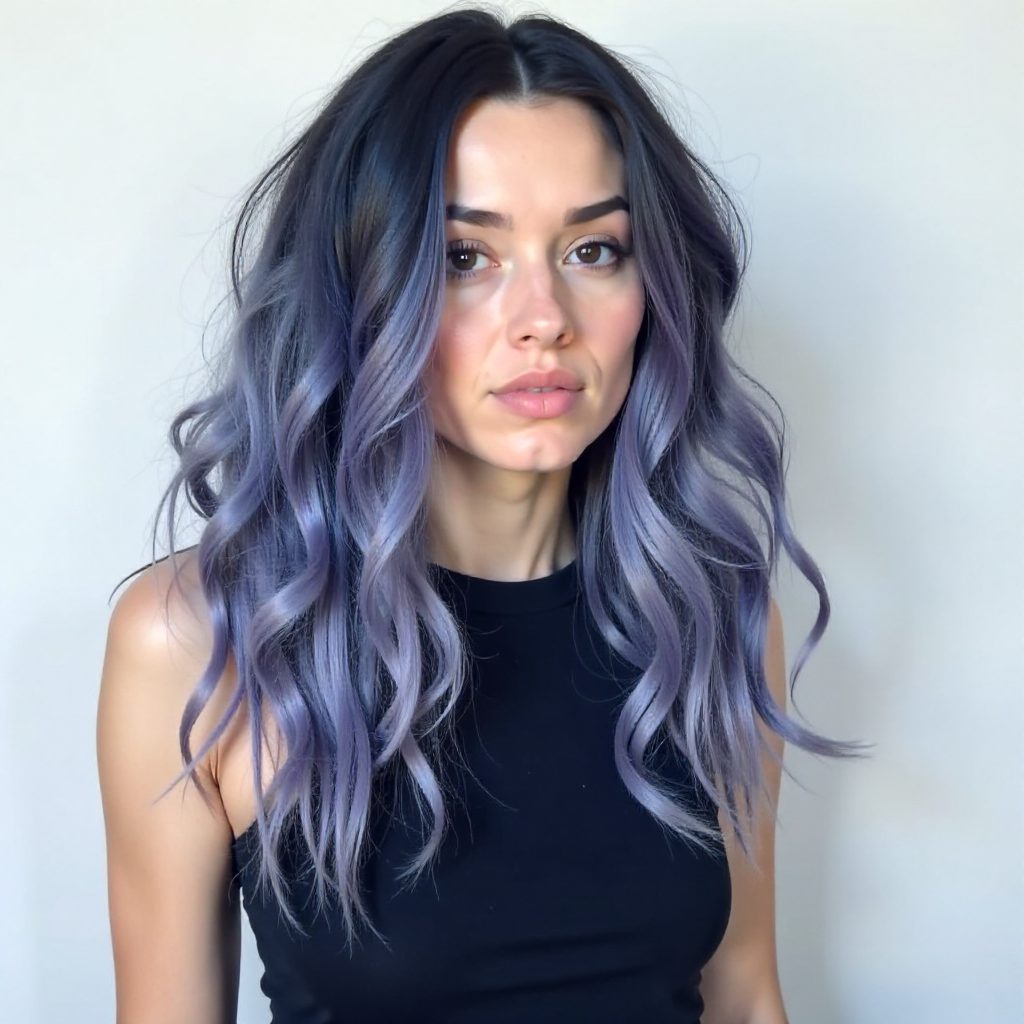 Blue To Purple Ombre Hair