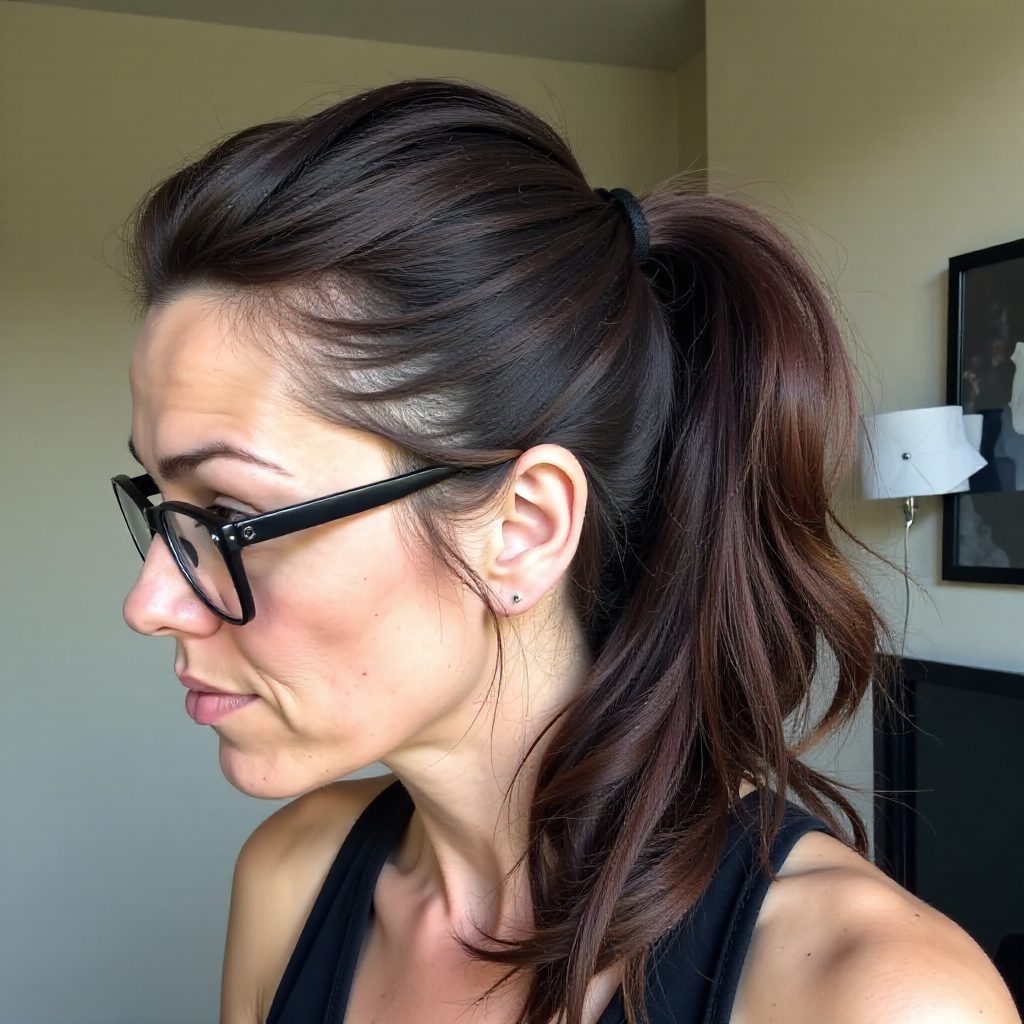 Bandana Ponytail Hairstyle