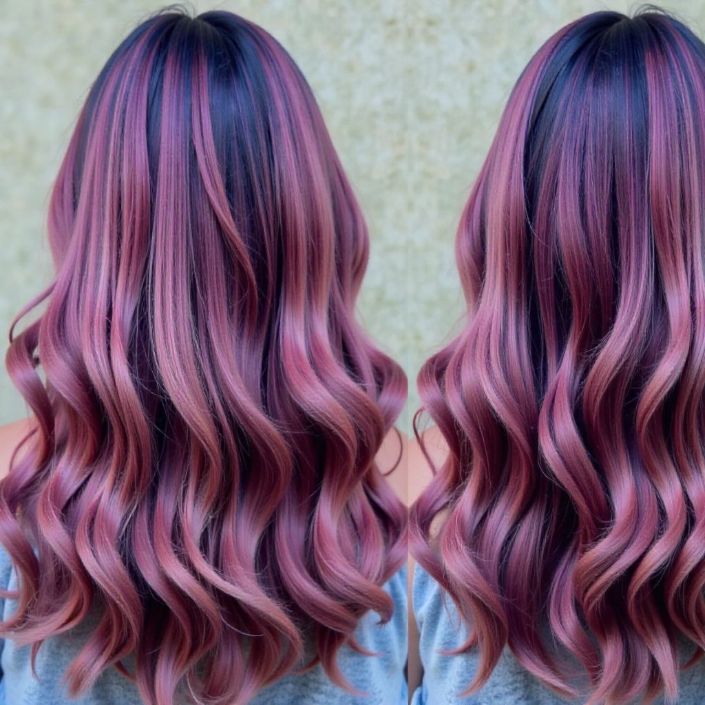 Pastel Purple Ombre Hair