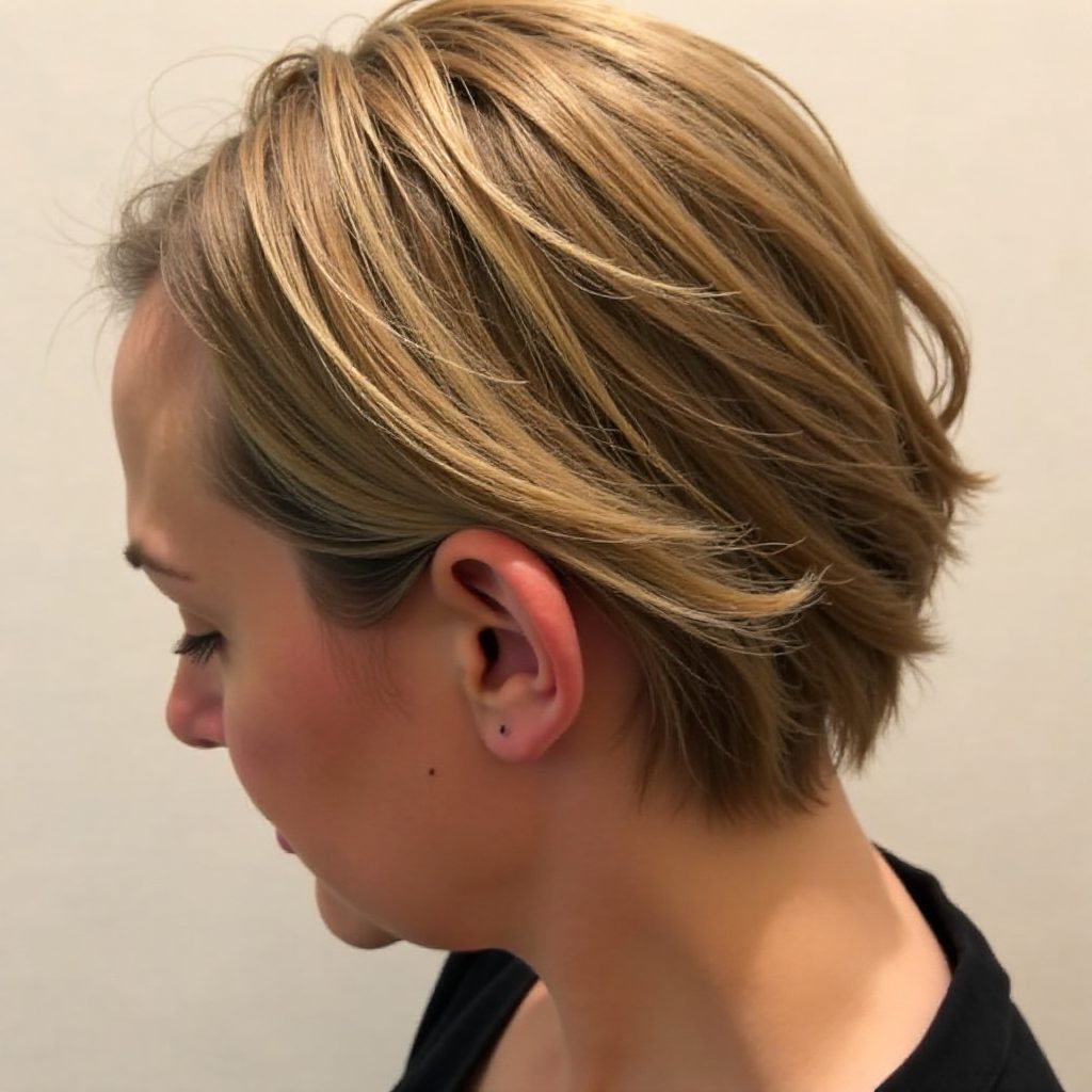 Roll Updo With A Head Scarf