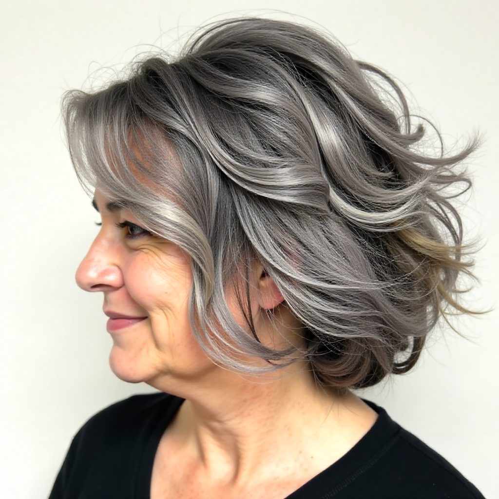 Short Curly Pastel Teal And Pink Hair