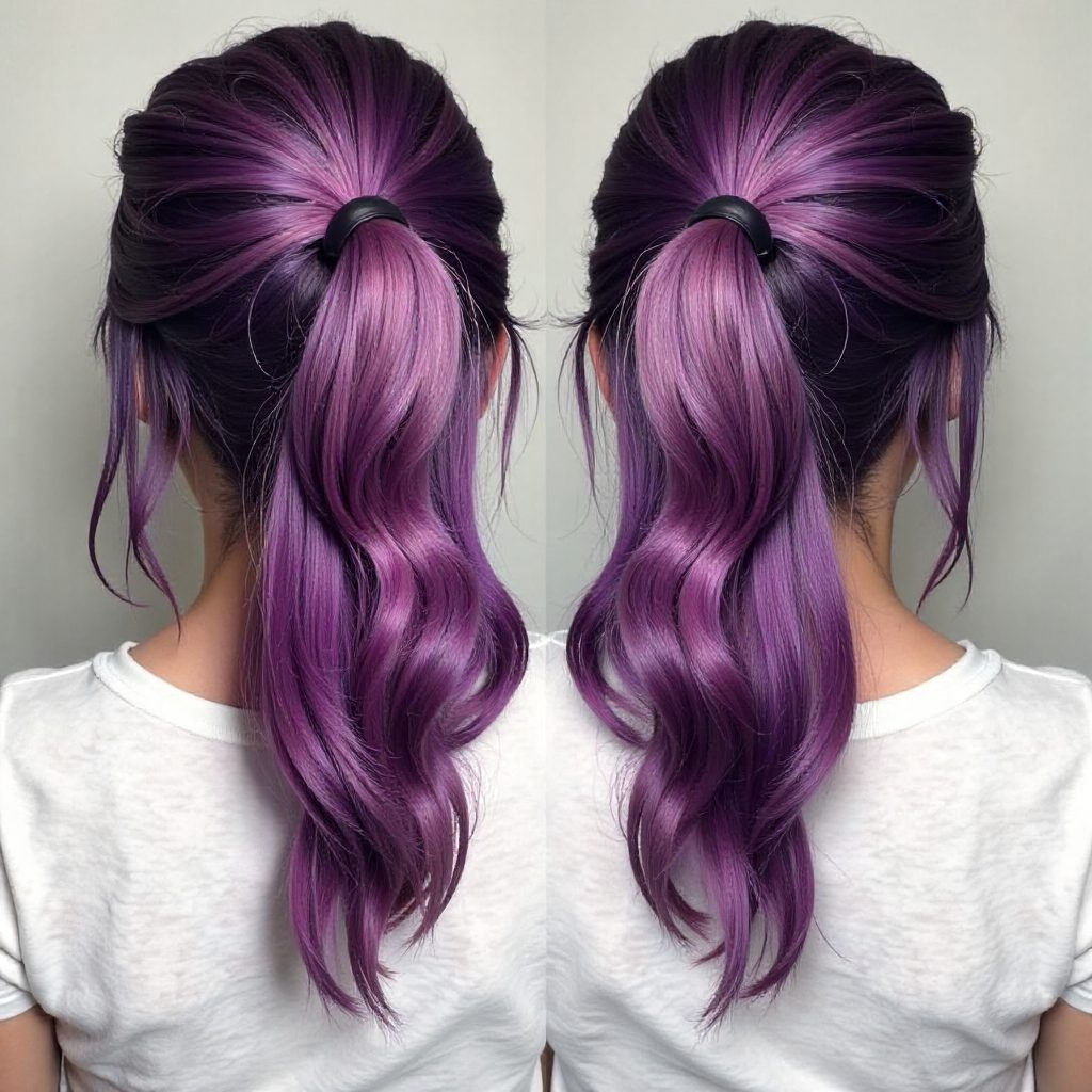 20 Blue and Purple Hair Ideas: lead gallery photo for styling reference
