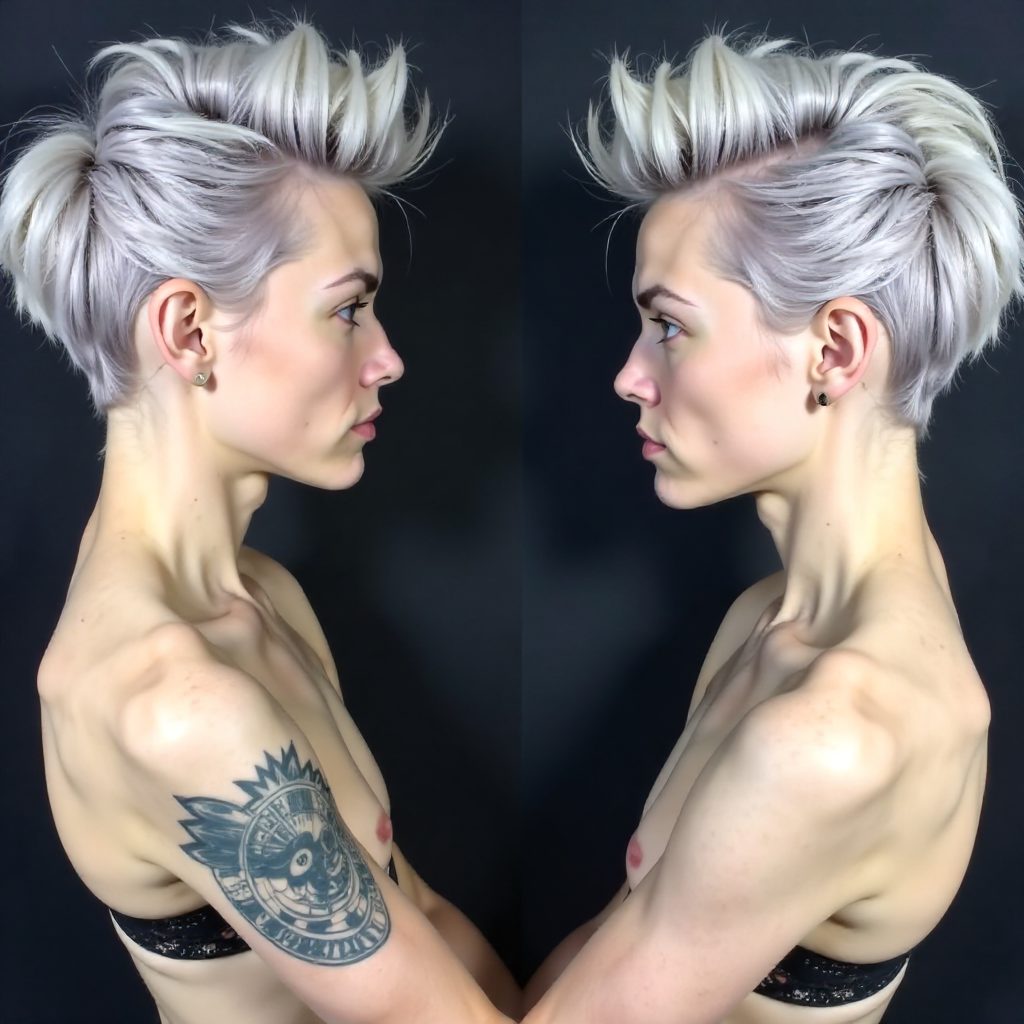 Pastel Blue Fauxhawk