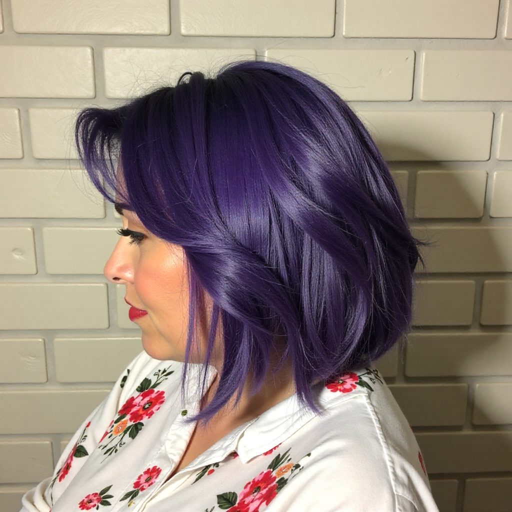 Medium Purple And Blue Hair