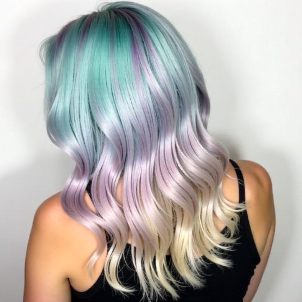 Pastel Rainbow Hair