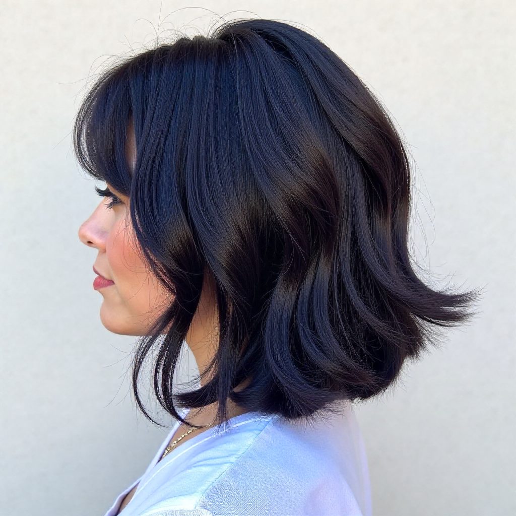 Blue Black Hair: How to Get It Right: lead gallery photo for styling reference