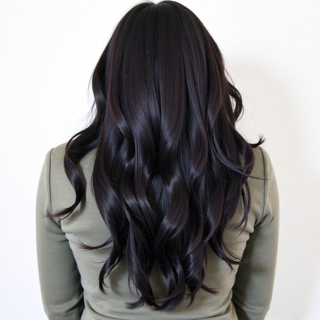 Long Layered Black Hairstyle
