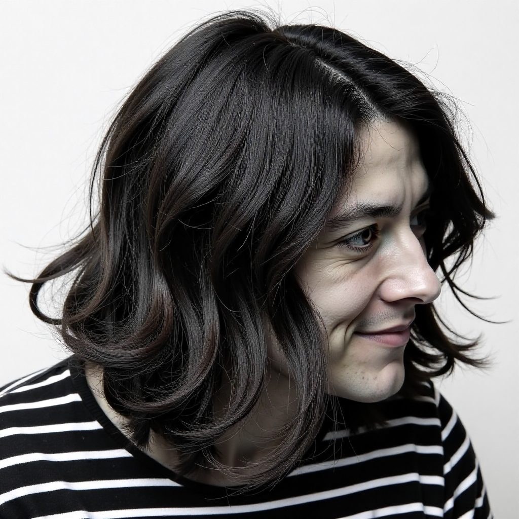 Black Lob With Blue Peek-A-Boos