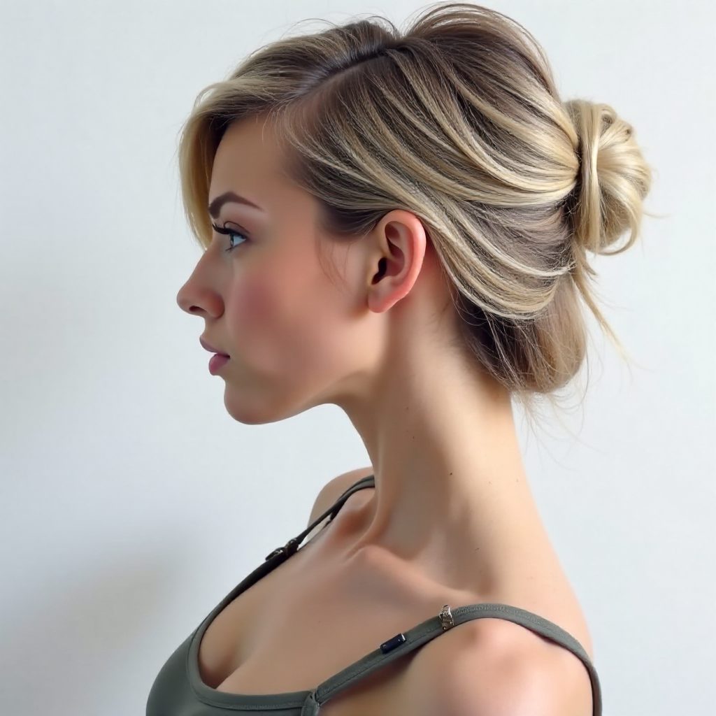 Spray Painted Design For Hair