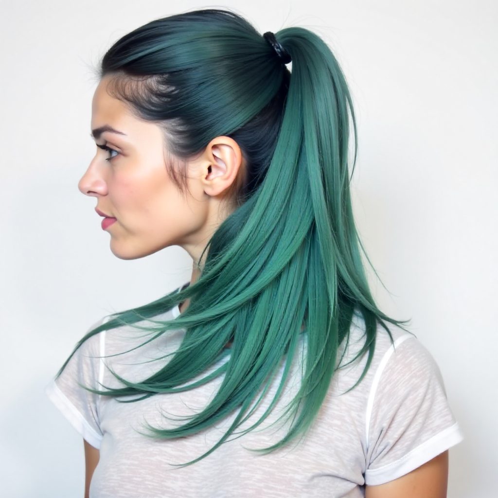 Teal And Blue Mermaid Hair