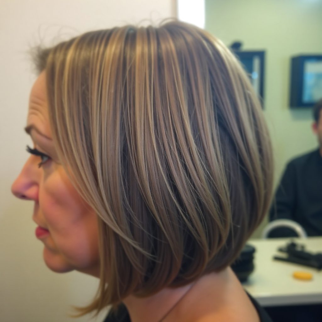 Graffiti Hair Chalk For Blonde Bob