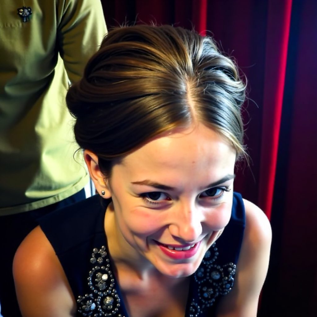 Braided Updo With Hair Stencils