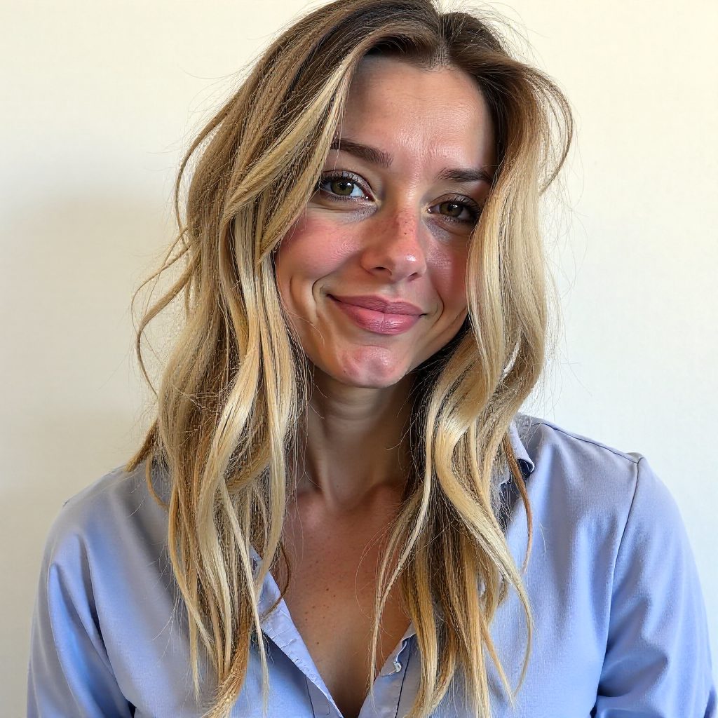 Half Up Messy Ponytail For Long Hair