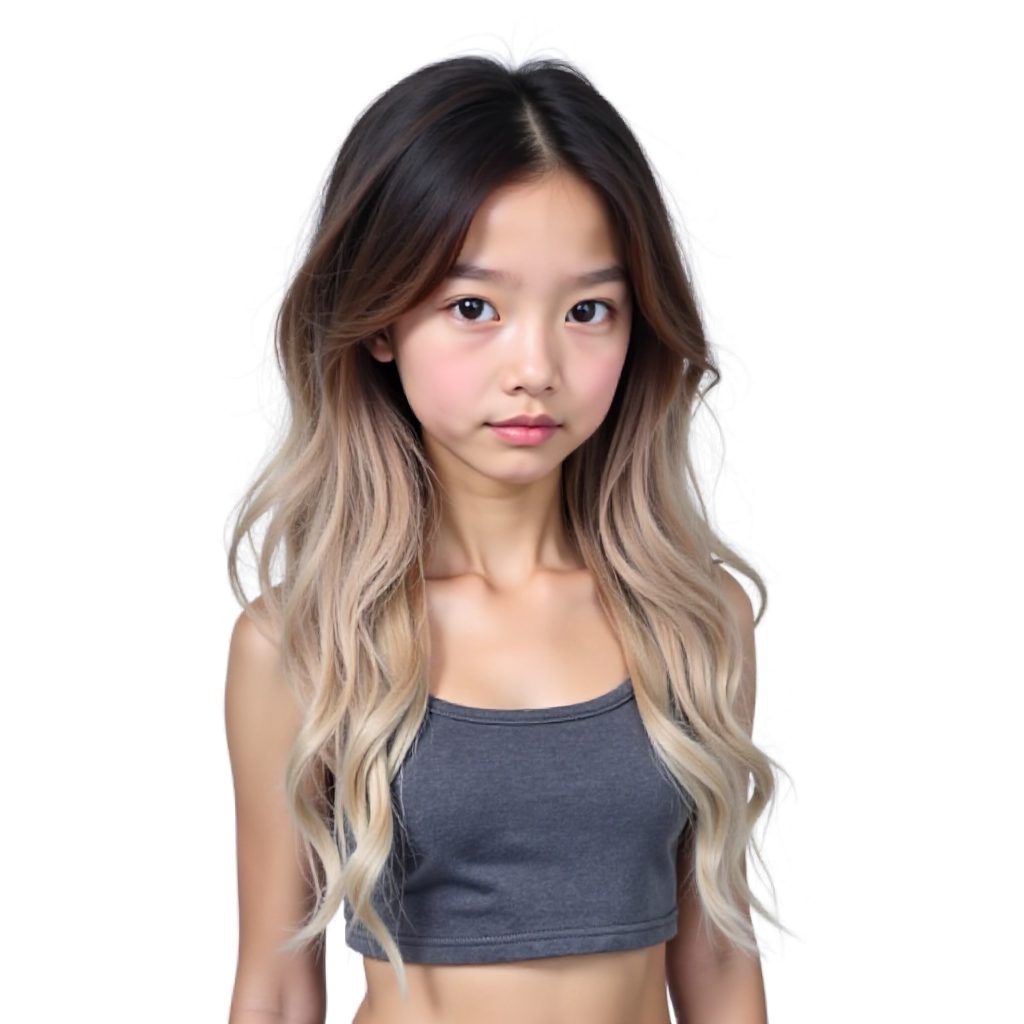 Icy White Ombre