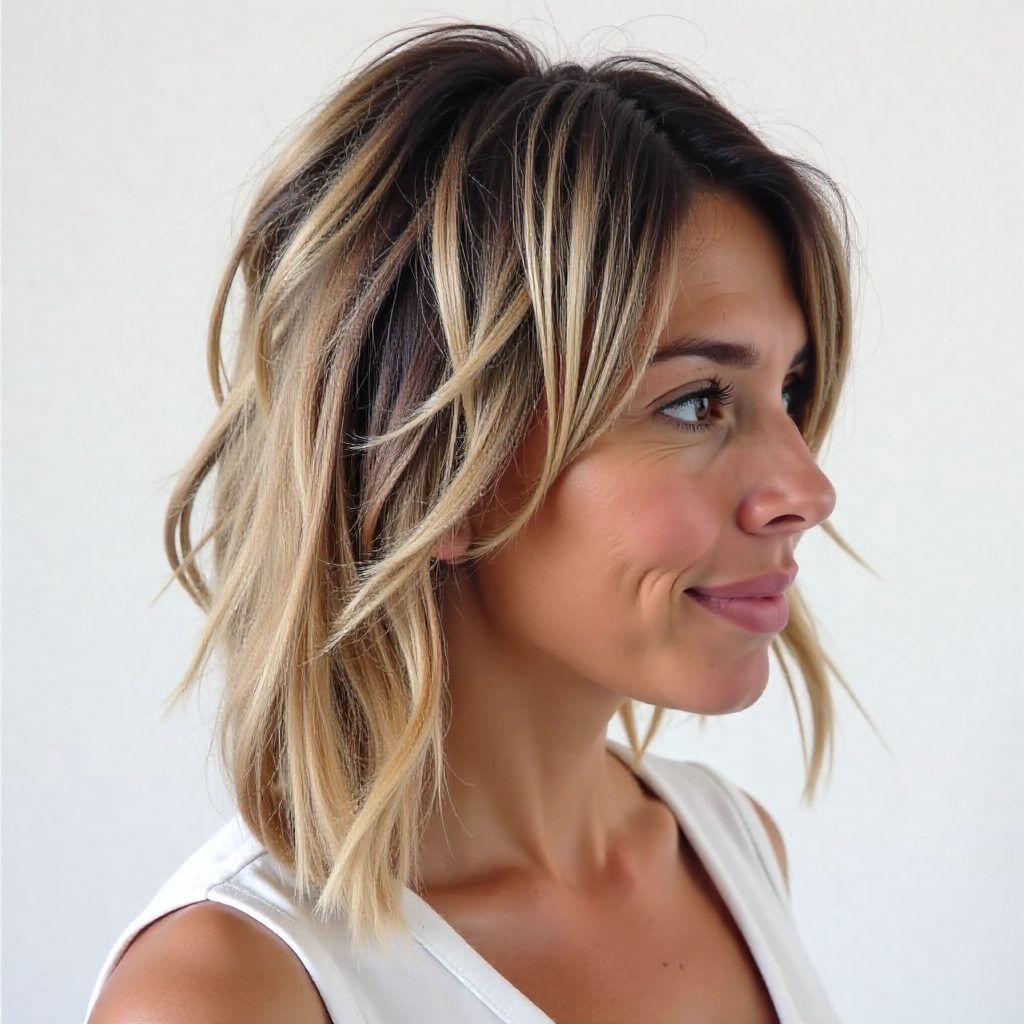 Ponytail With Bangs For Layered Hair