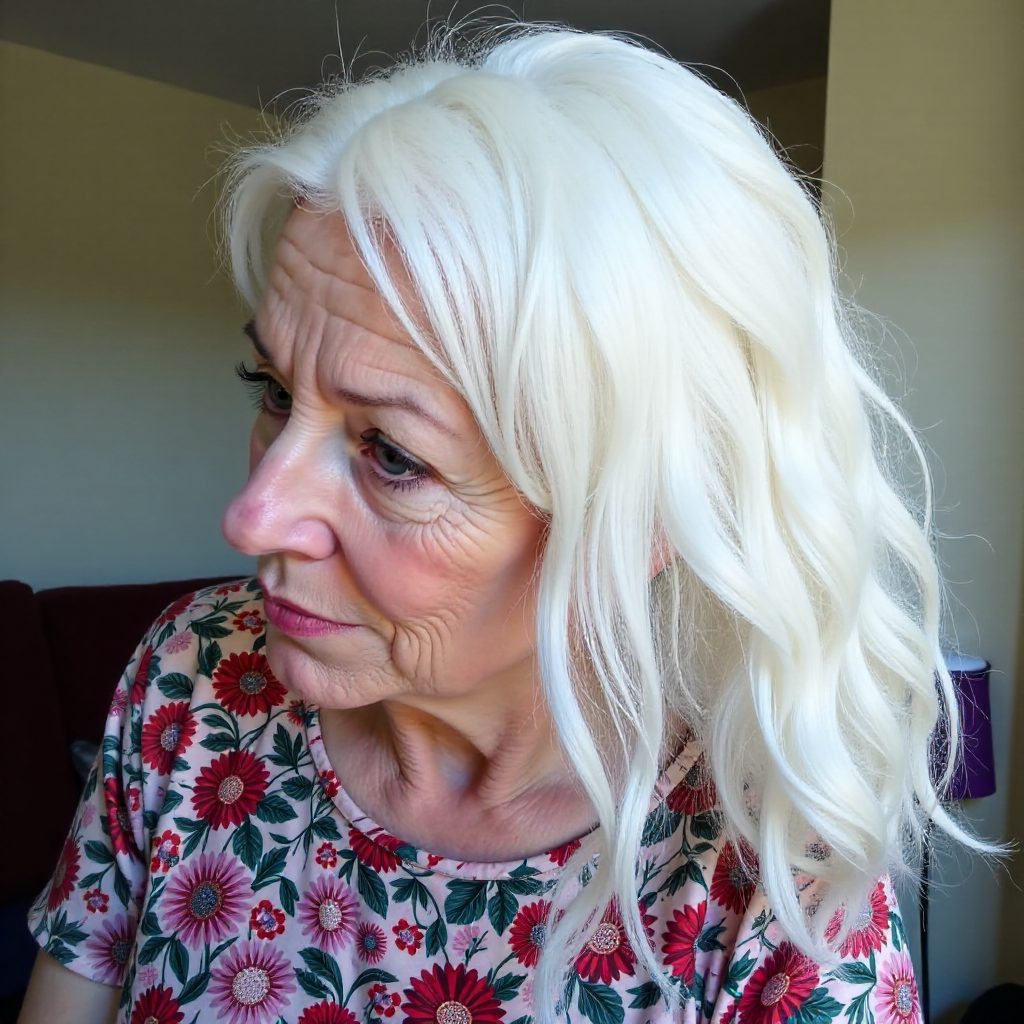 Icy Silver Hair