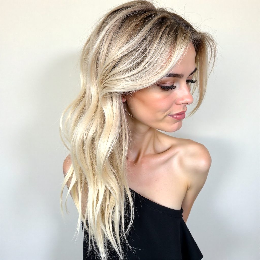 Mohawk Braid With A Low Ponytail