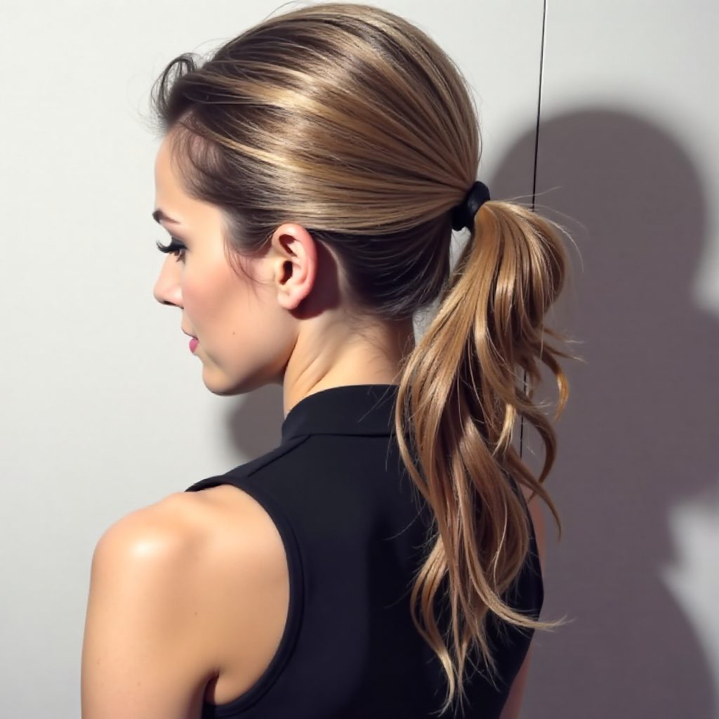 Wavy Pony With A Bouffant