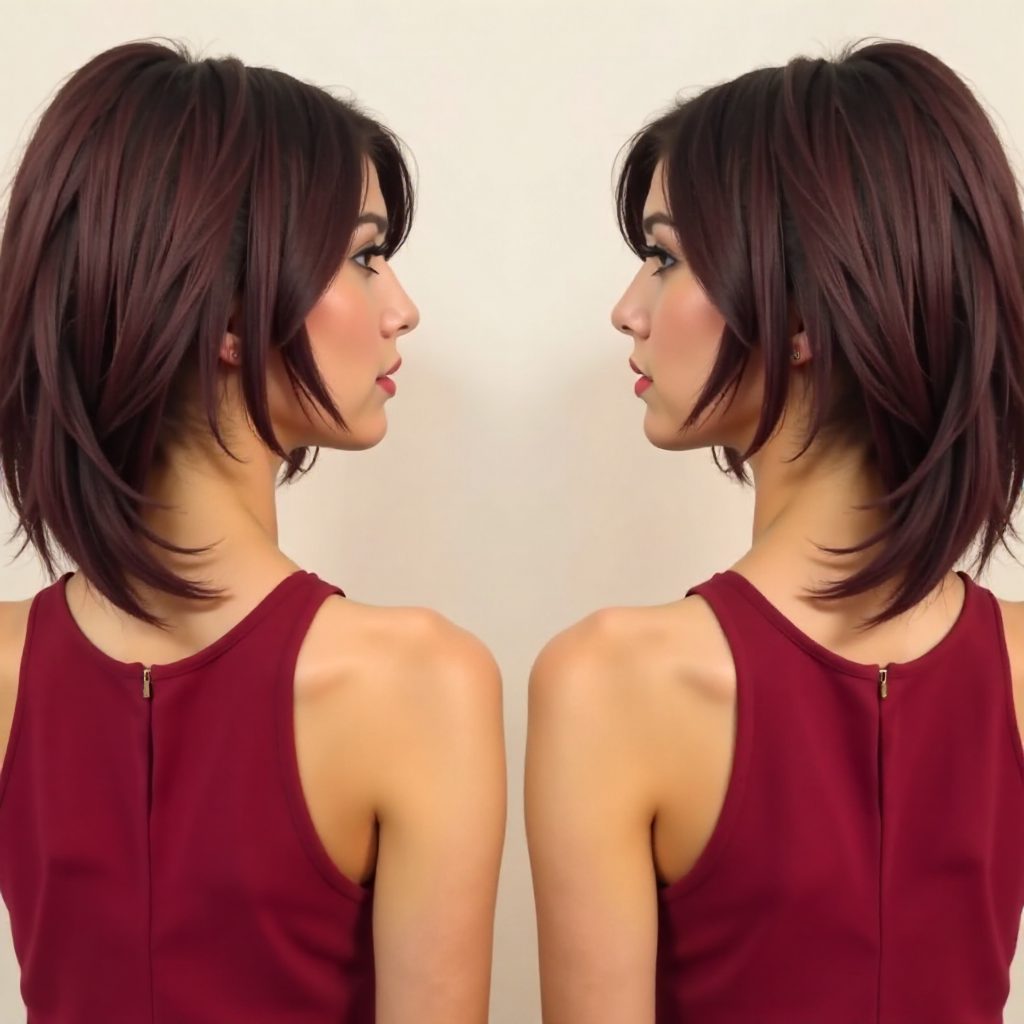 Bob With Finger Wave Bangs
