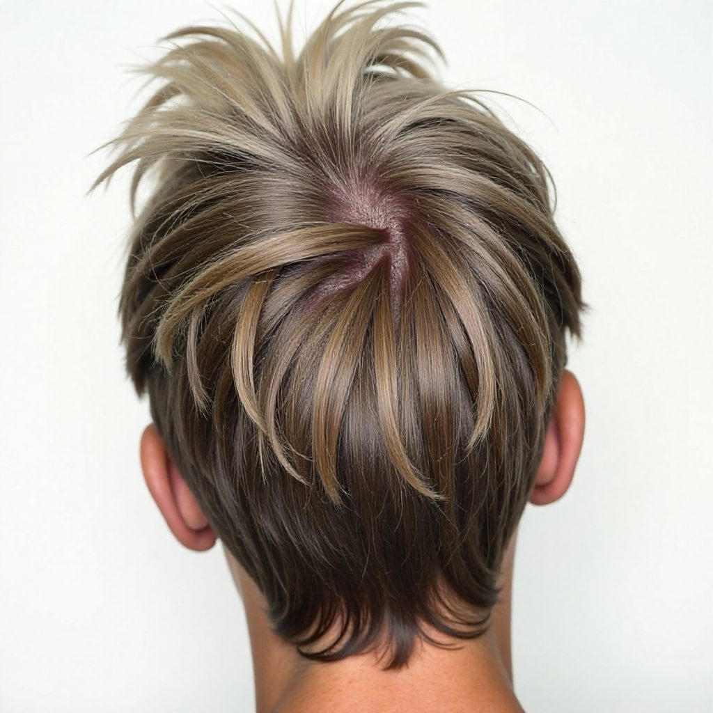 Two Braids Into High Bun Updo