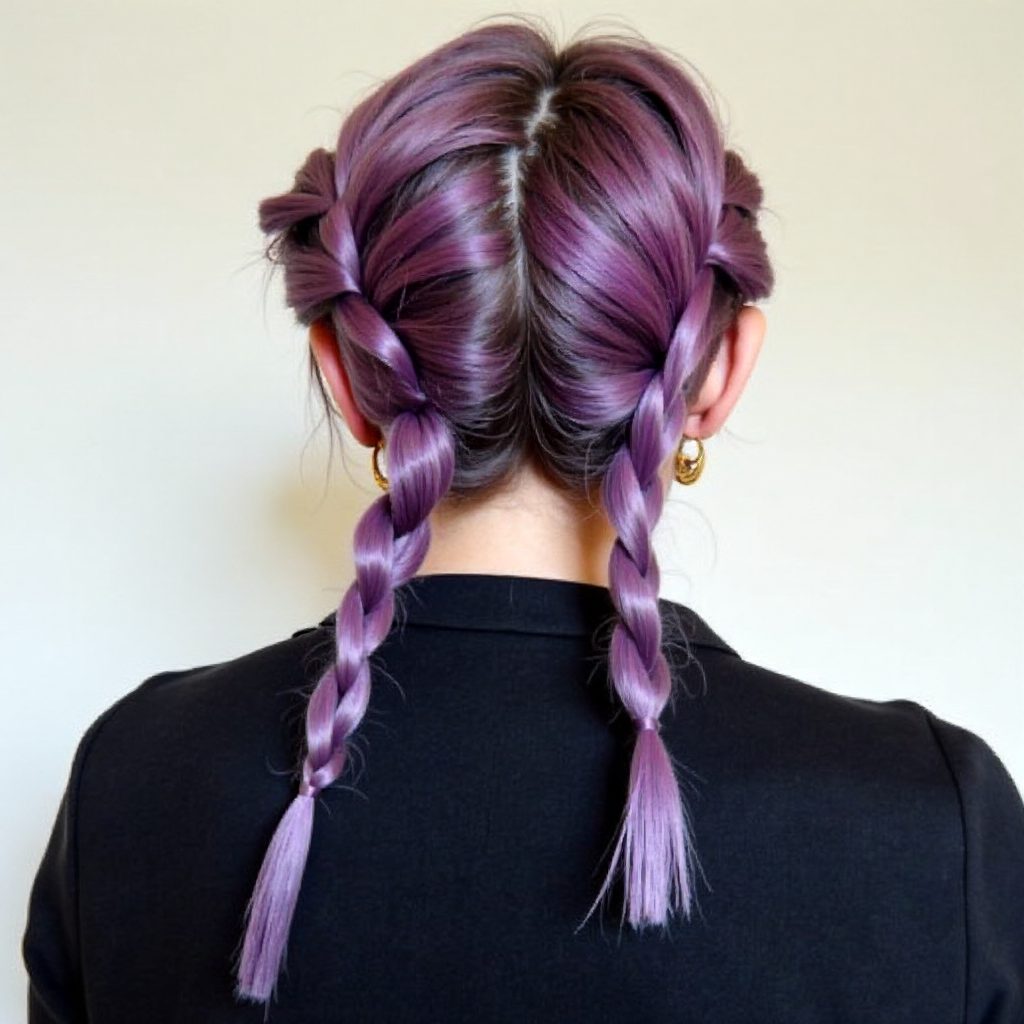 Medmaid Boxer Braids With Hair Hoops