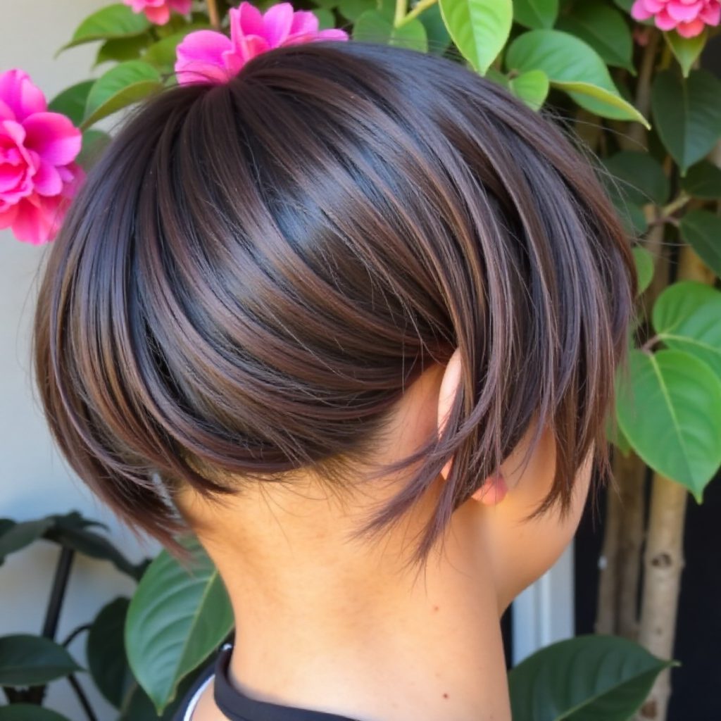 Sleek Sock Bun Updo For Prom