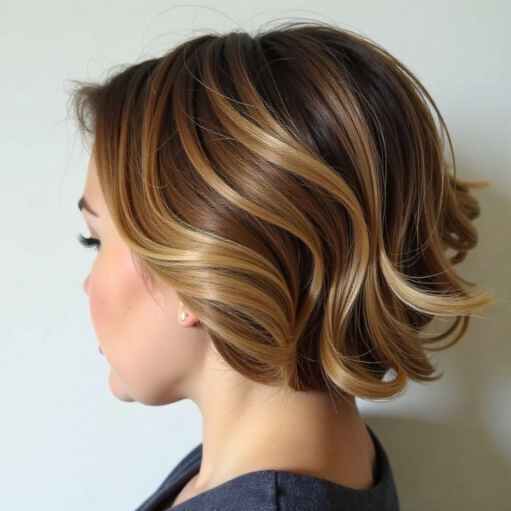Choppy Bob Hairstyle With Braids