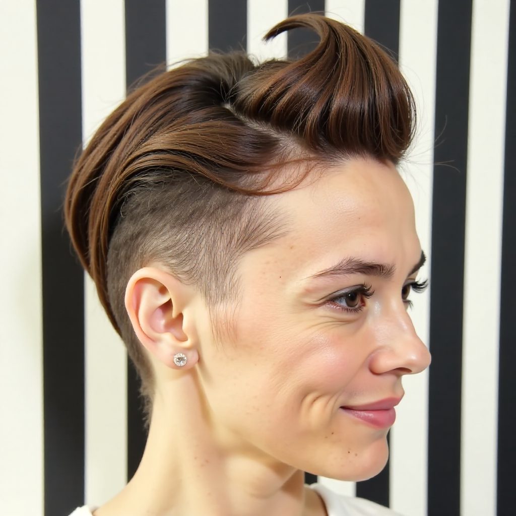 Undercut Pixie For Fine Hair