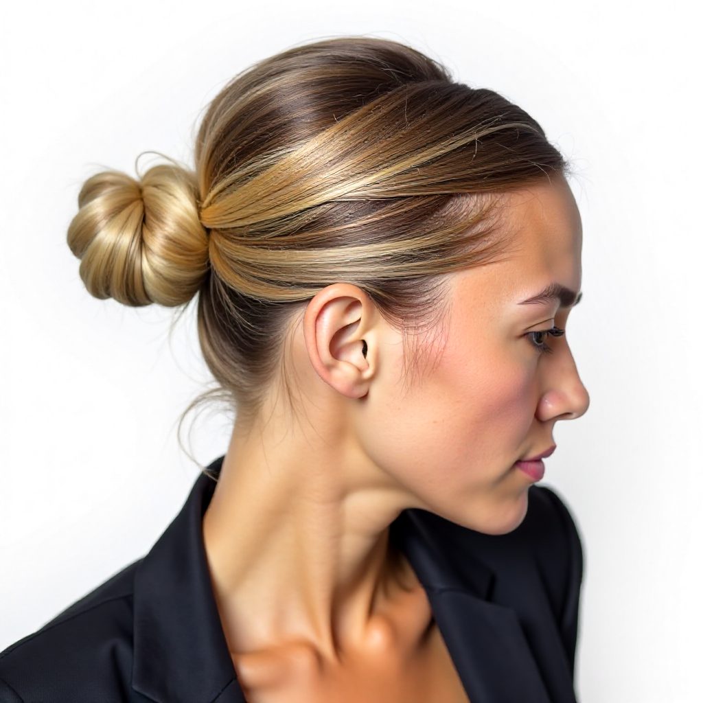 Small Bun For Natural Hair