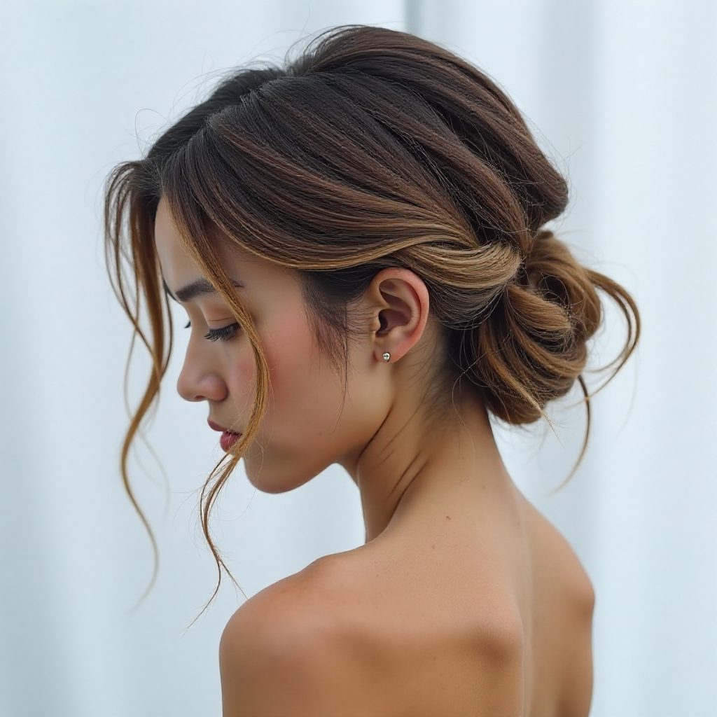 Messy Milkmaid Braid With A Bouffant