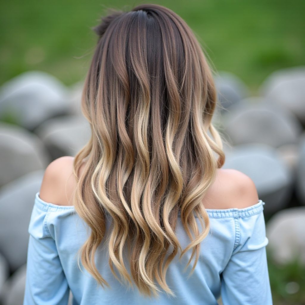 Fishtail Bun Half Updo