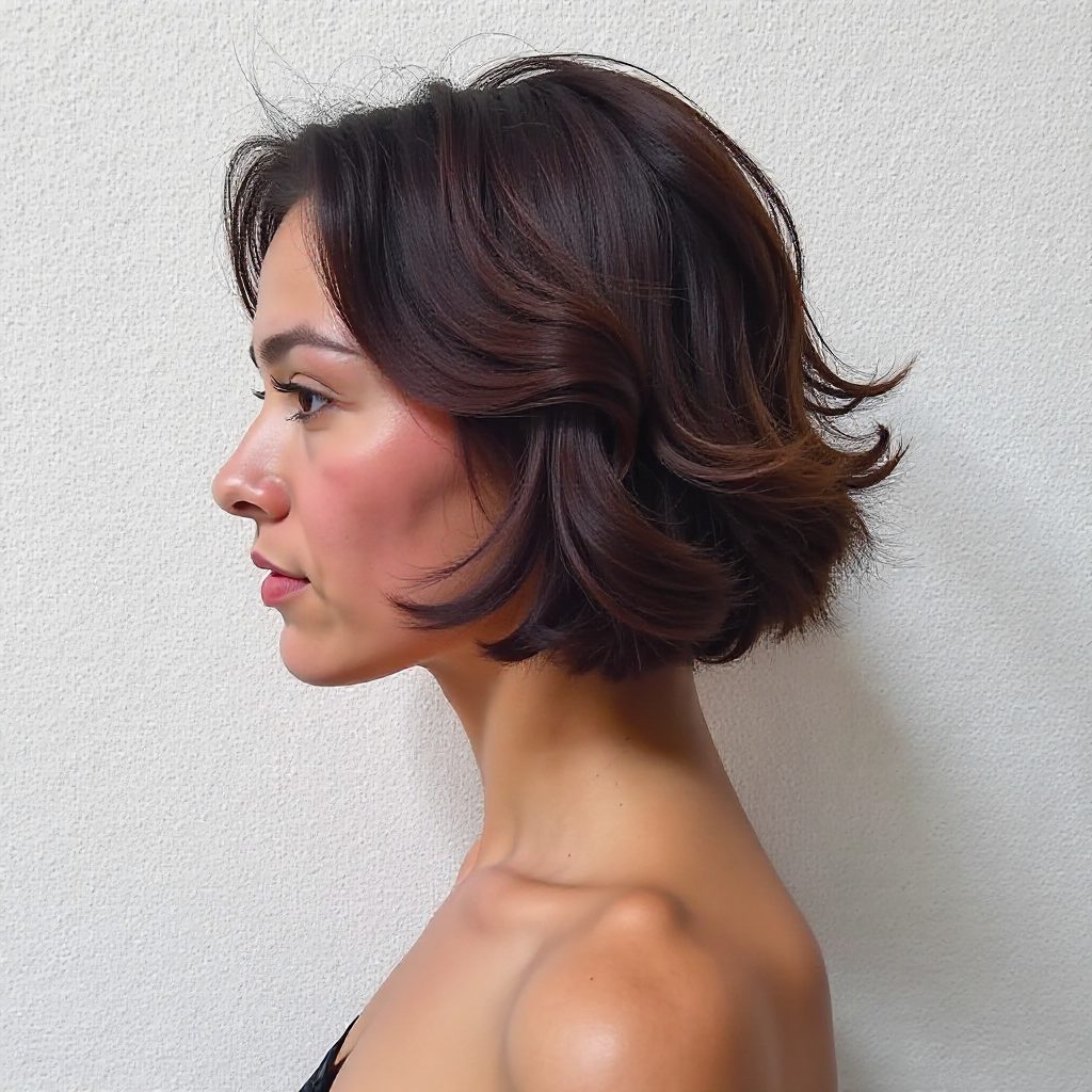 Half Up Braid Into Bun For Bob
