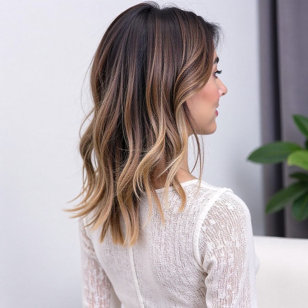 Knot Half Updo For Thin Hair