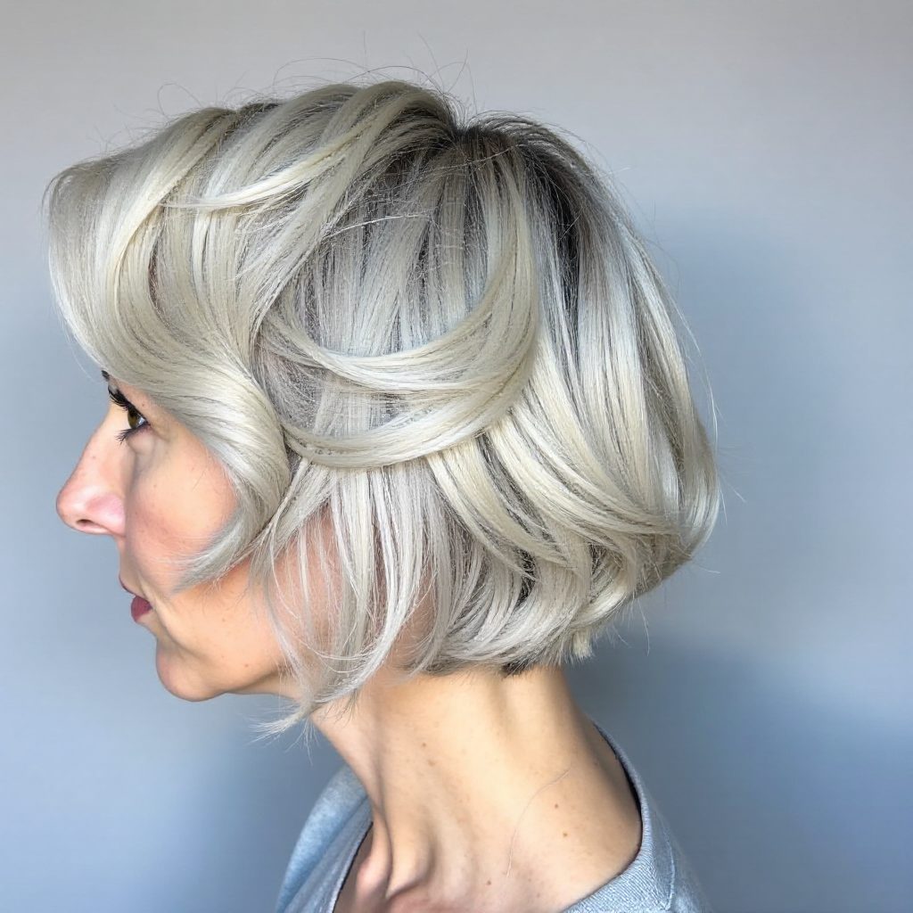 Upside Down Braid With Shaved Sides