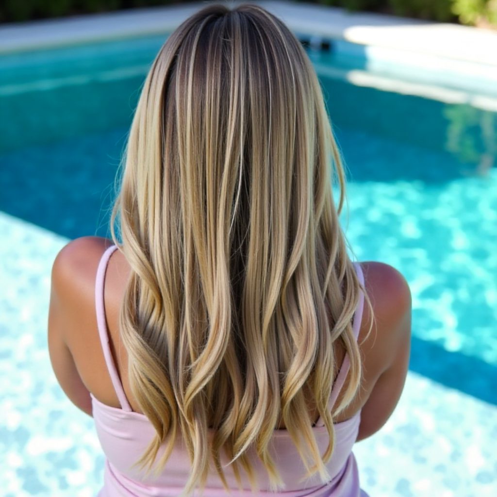 Half Up Stacked Braid