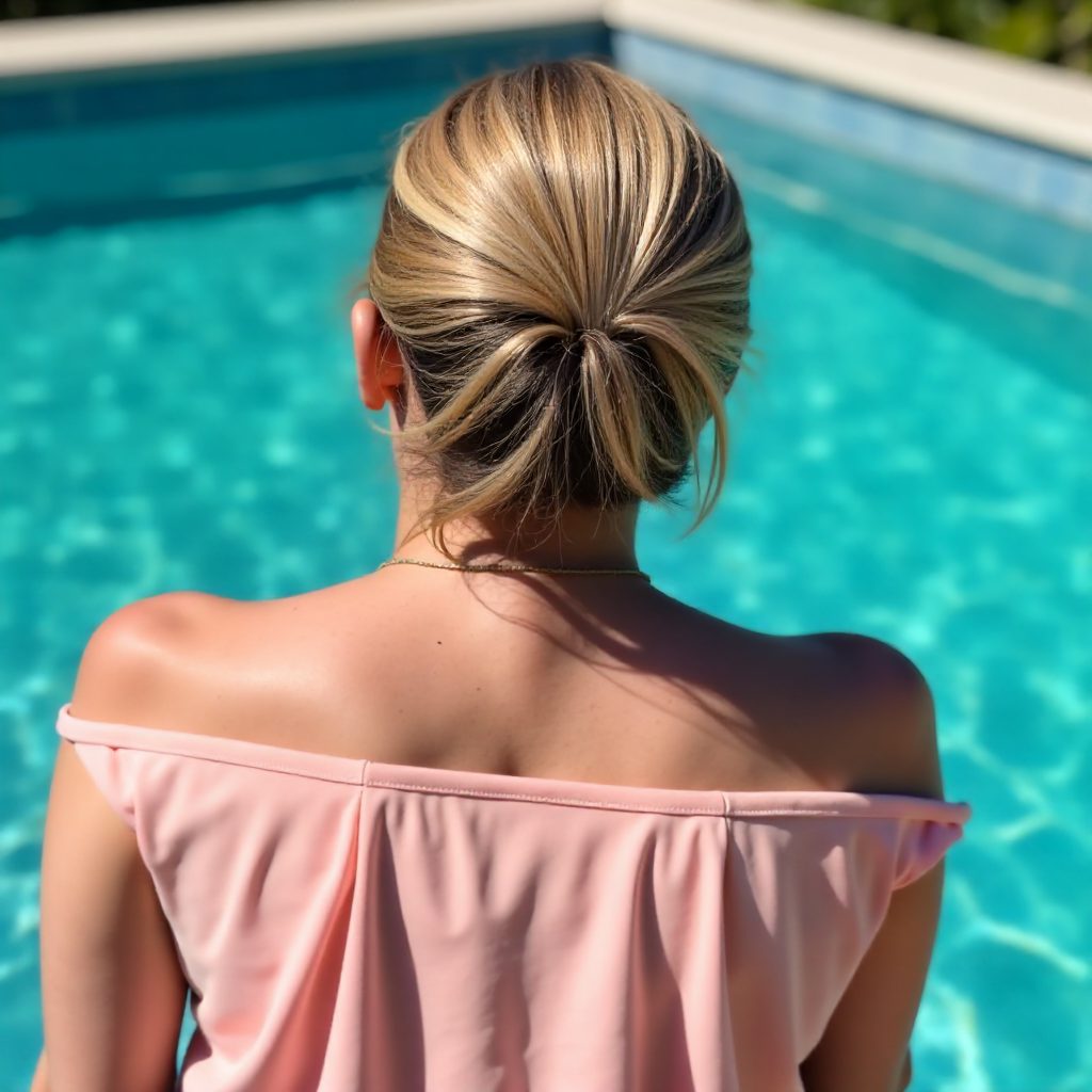 Braided Low Bun for Party