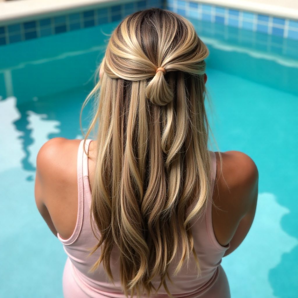 Half Up Fishtail Braid for Party