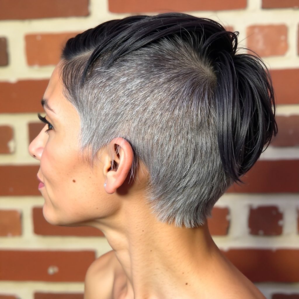 Fade Undercut wWith Braided Top