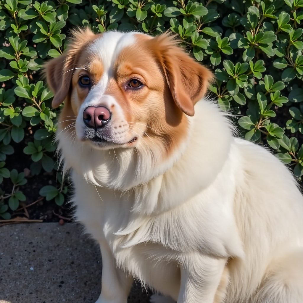 Half White Half Red Curly Bob