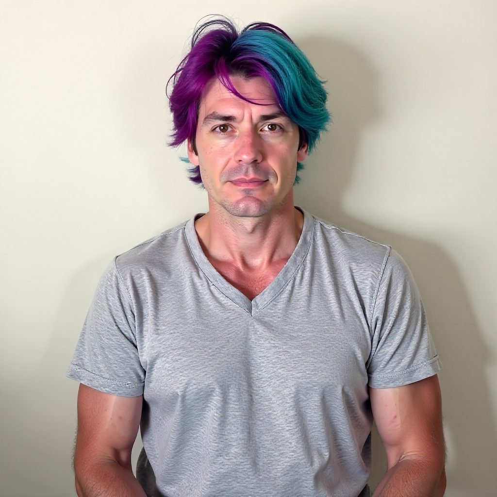 Short Two Toned Curls For Older Ladies