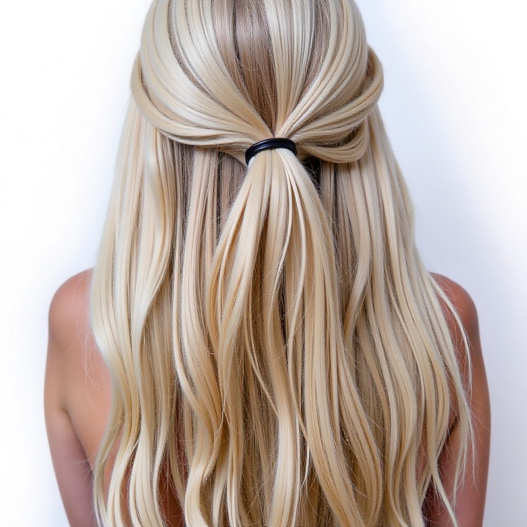 Infinity Braids With Golden Accent