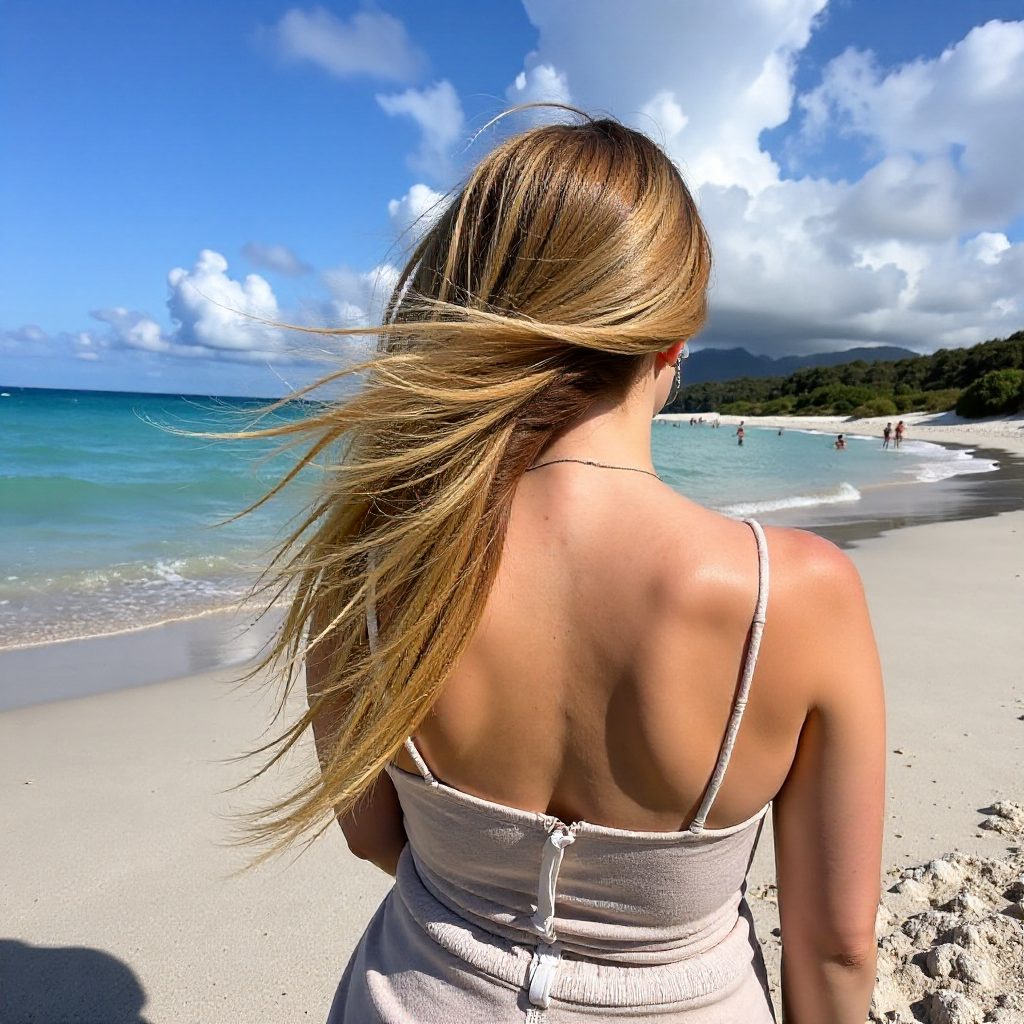 A Ponytail with Two Pull Through French Braids