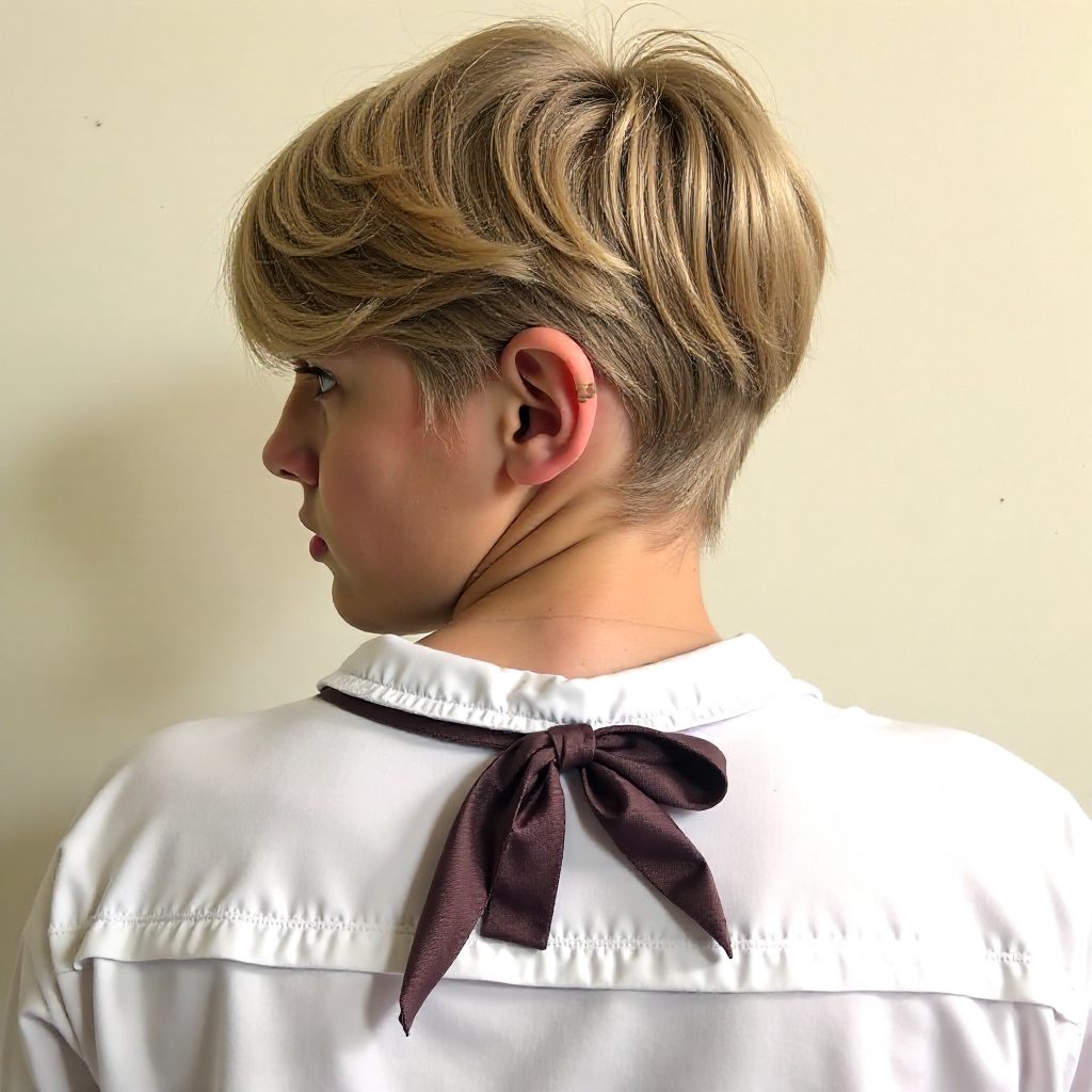 Boho Braided Updo with Weave