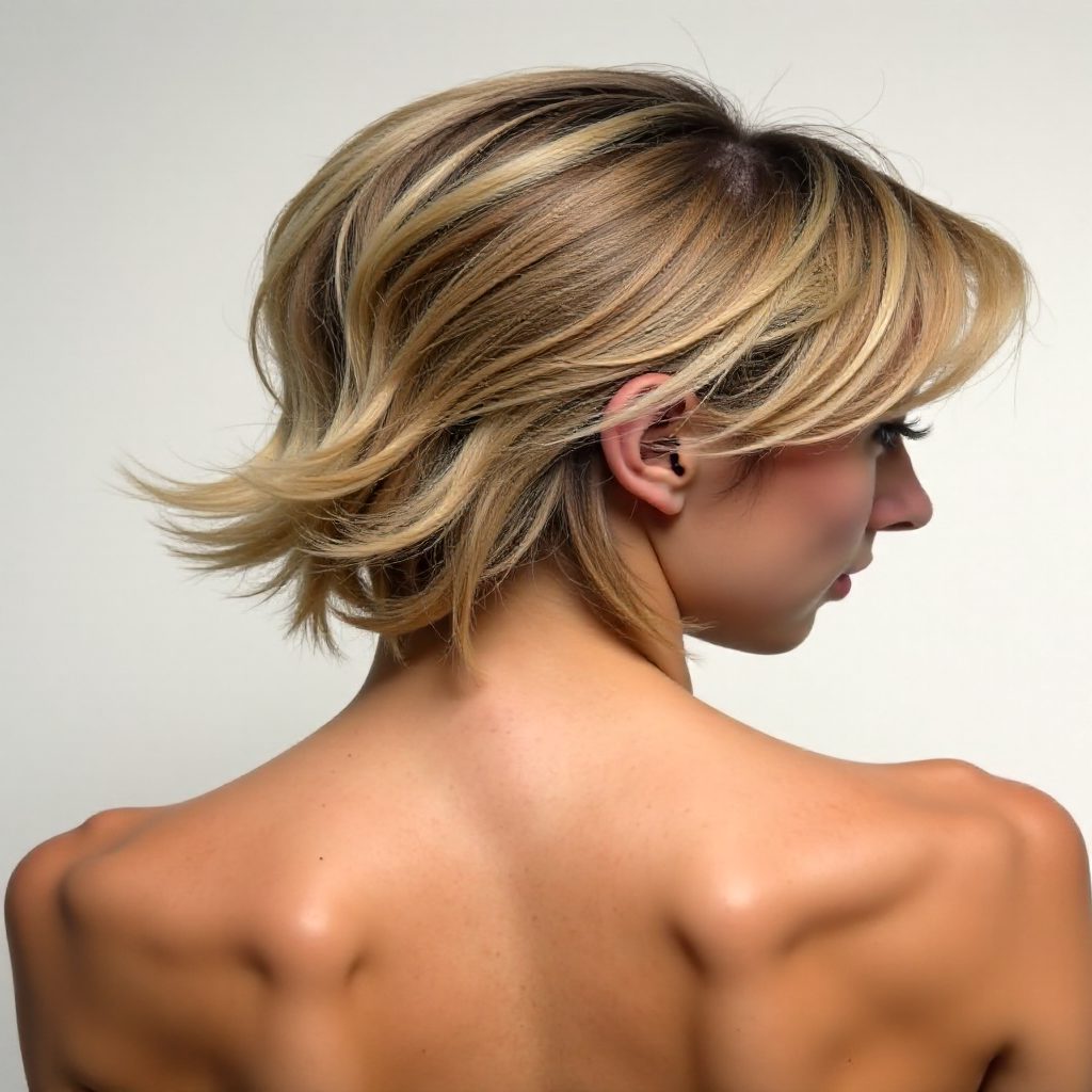 Hairstyle with Clip-In Fishtail Braid