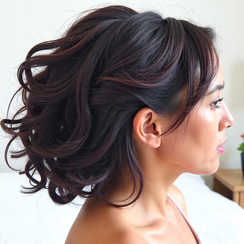 Natural Hairstyle with Flat Twists and a Mohawk