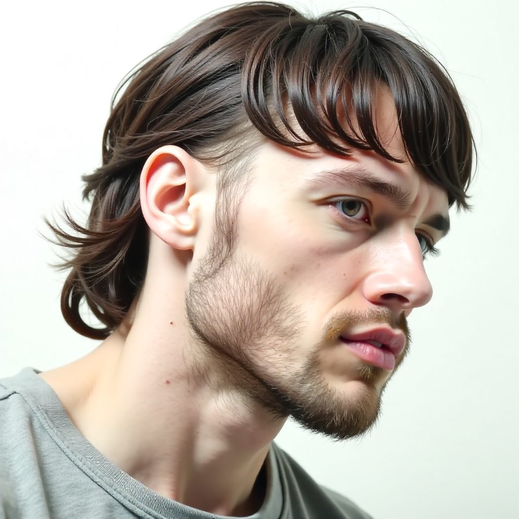 Men's Mullet Cut