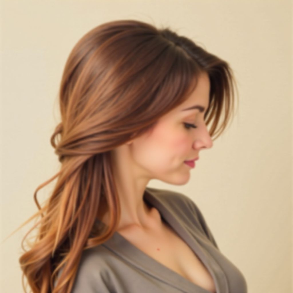 Unique High Ponytail Idea with Braid and Ribbons